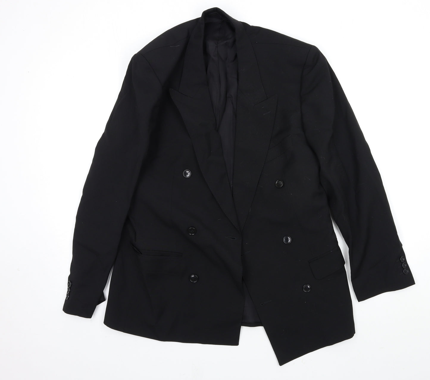 Preworn Mens Black   Jacket Blazer Size 38