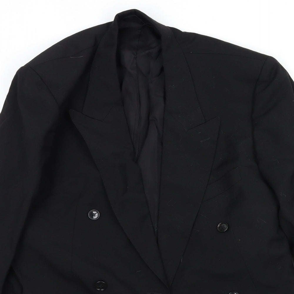 Preworn Mens Black   Jacket Blazer Size 38