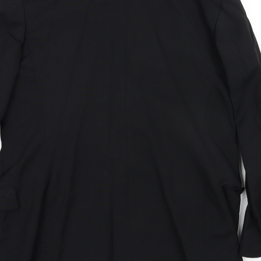 Preworn Mens Black   Jacket Blazer Size 38