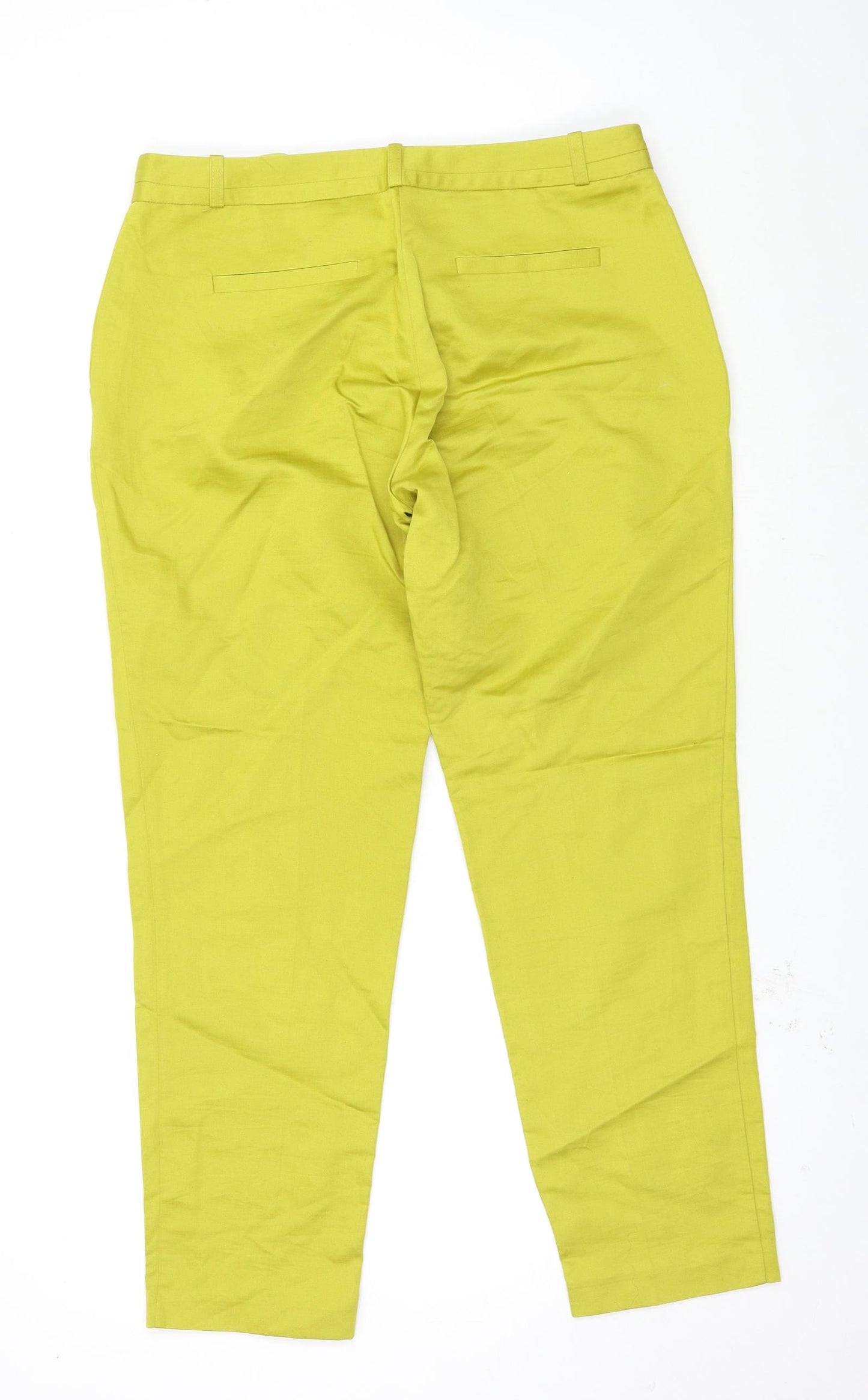 River Island Womens Yellow   Trousers  Size 10 L28 in