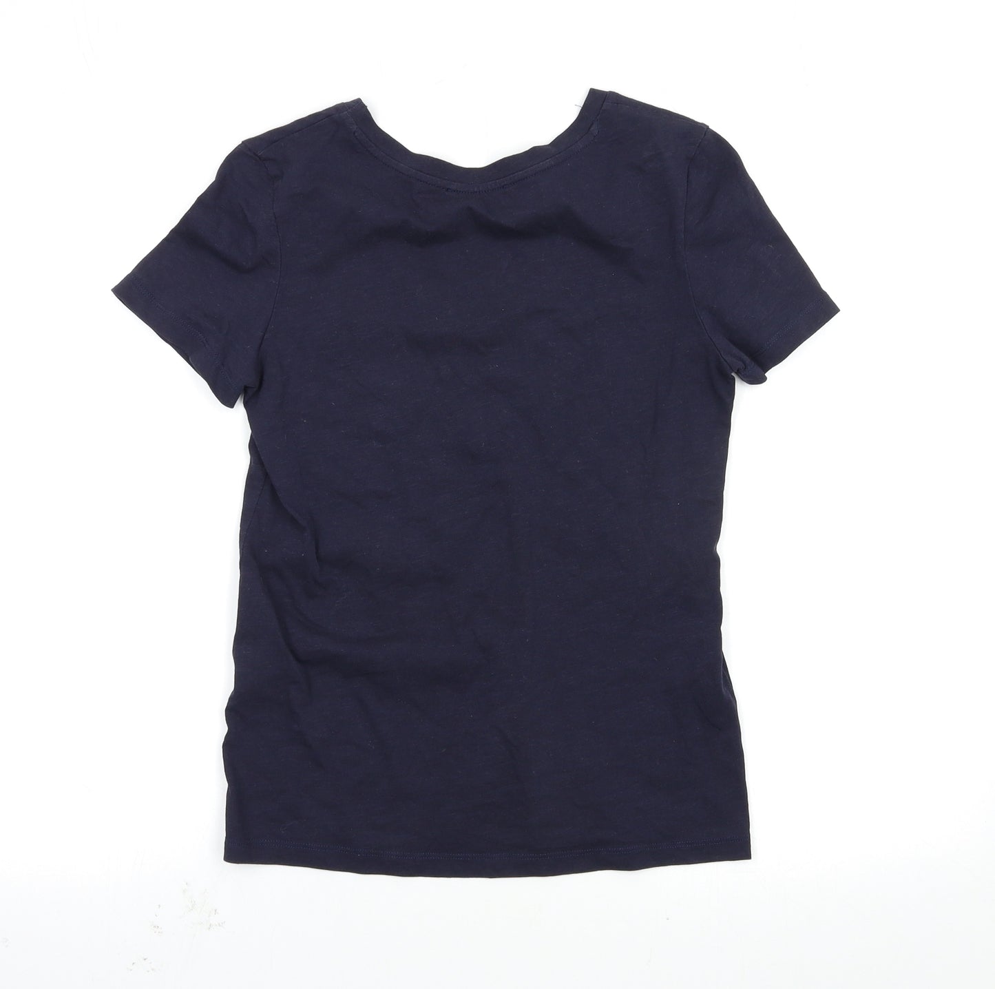 Preworn Womens Blue   Basic T-Shirt Size 6
