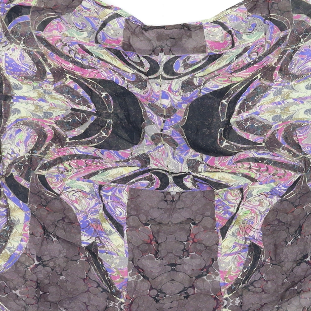 Topshop Womens Multicoloured   Basic Blouse Size 14