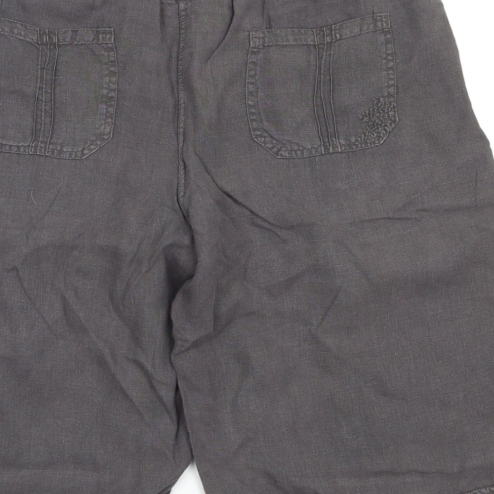 White Stuff Womens Grey   Chino Shorts Size 12