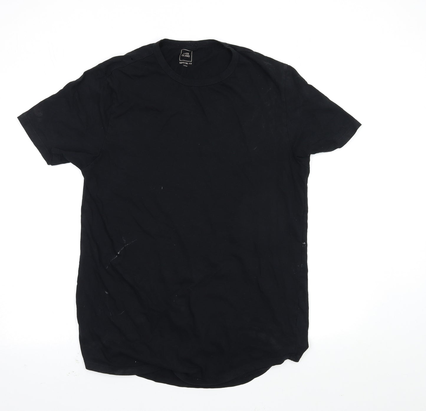 River Island Mens Black    T-Shirt Size L