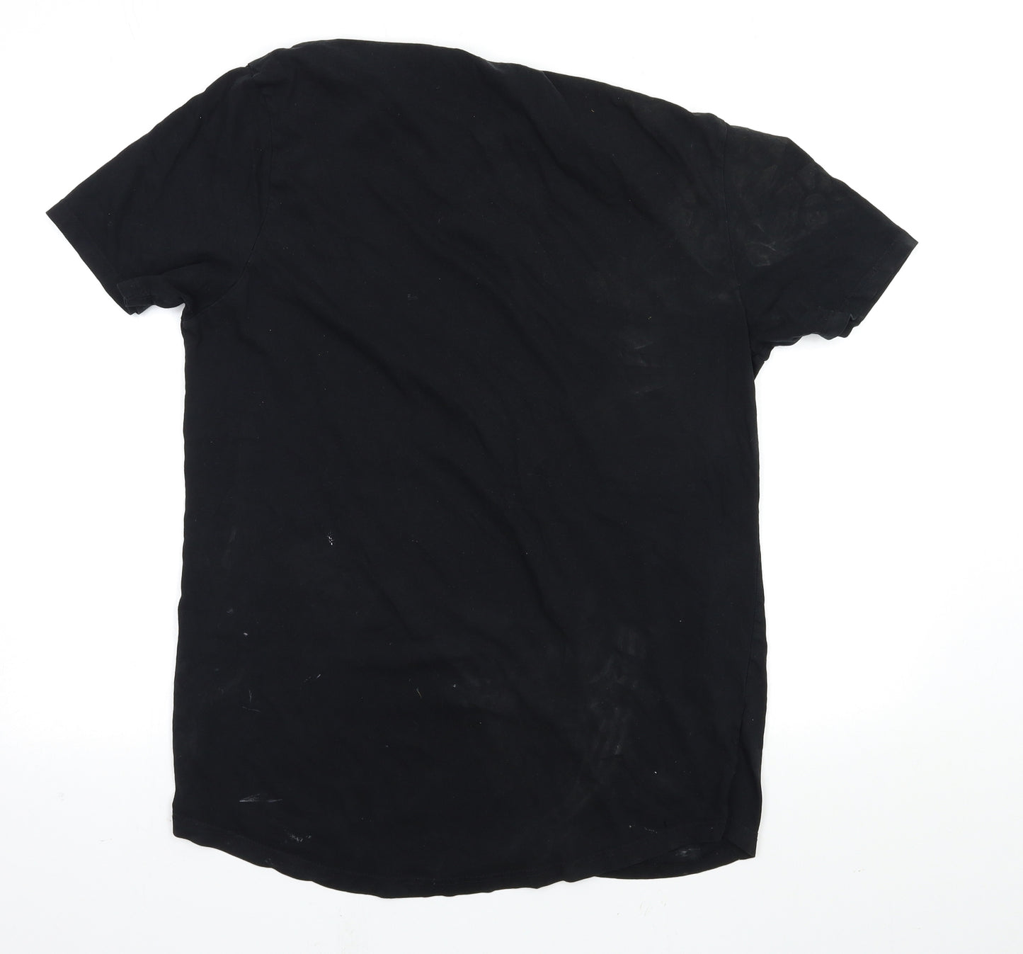 River Island Mens Black    T-Shirt Size L