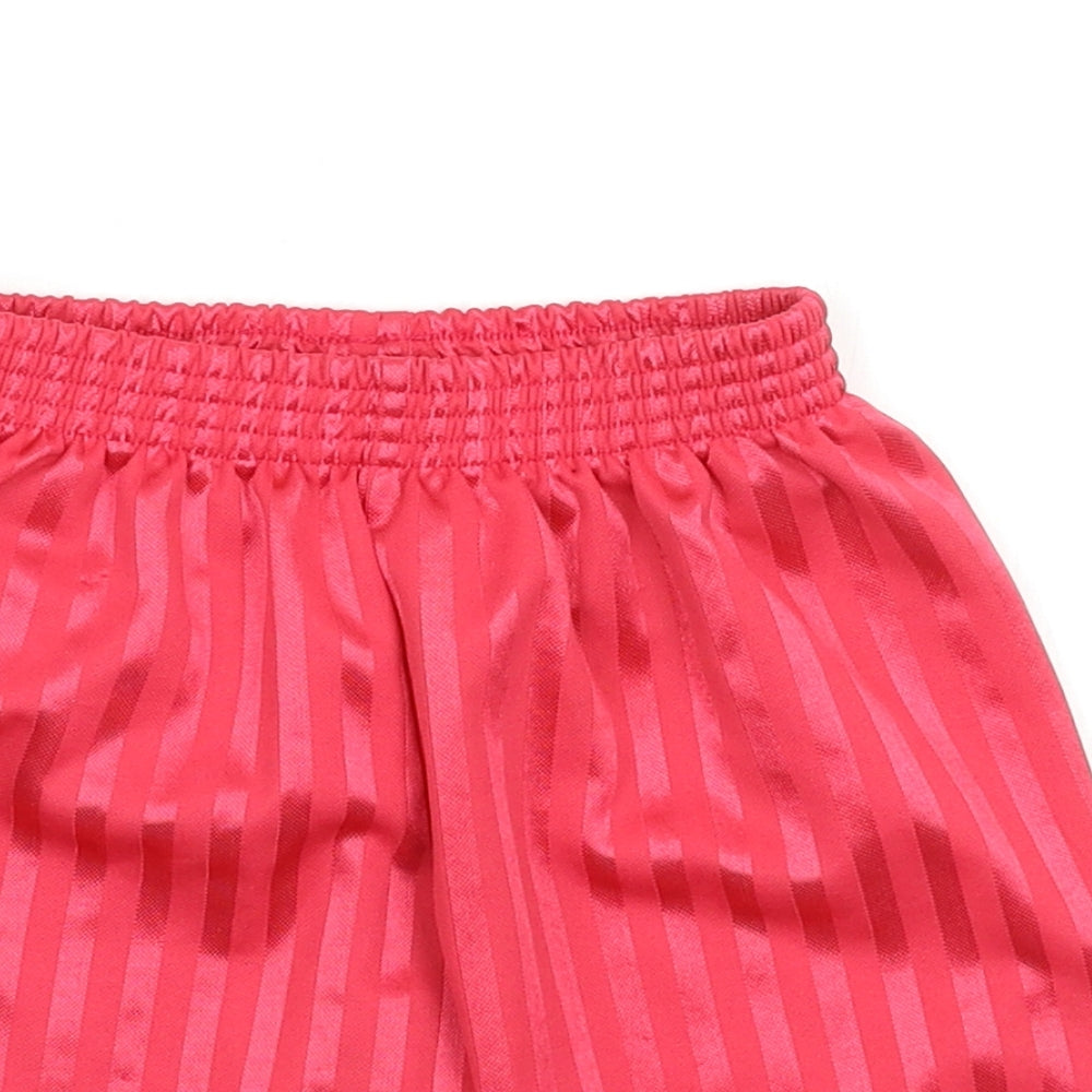 School Trends Boys Red   Sweat Shorts Size 6-7 Years