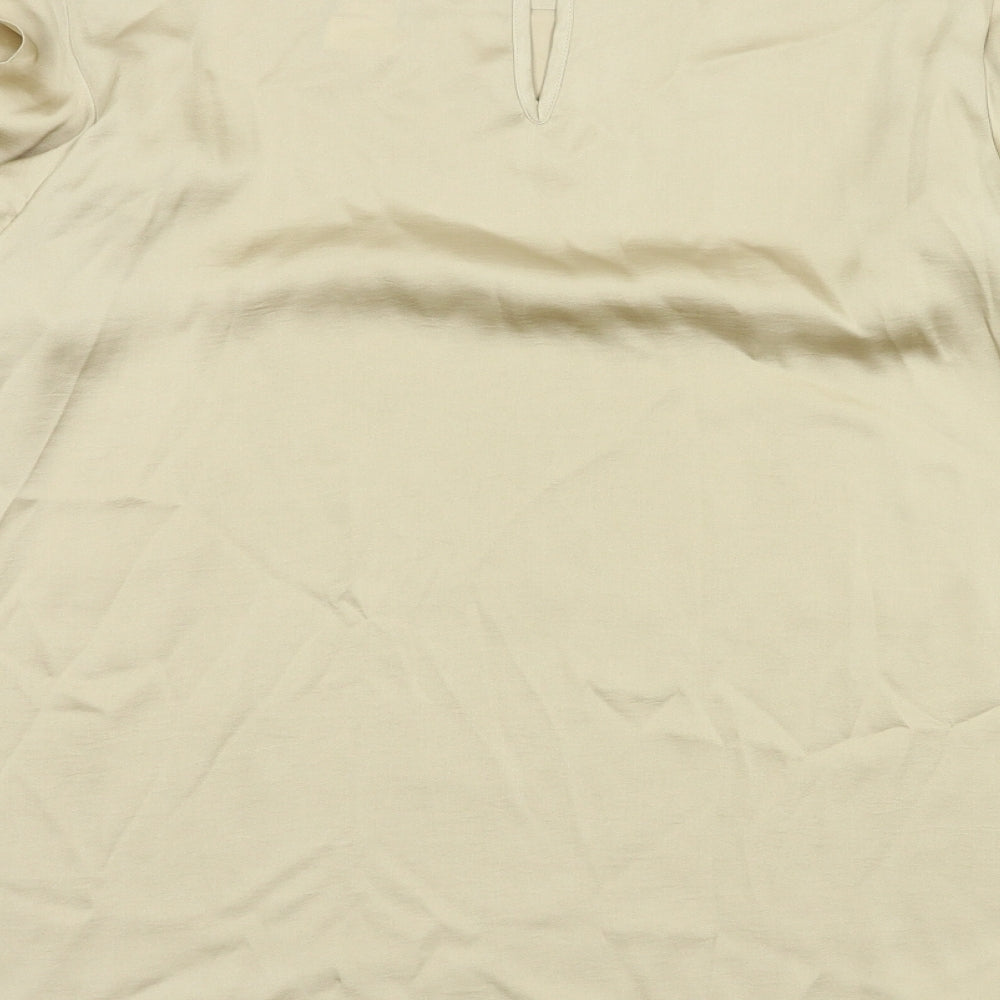 Marks and Spencer Womens Gold   Basic Blouse Size 22