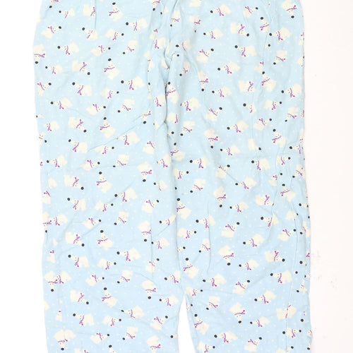 Marks and Spencer Womens Black Polka Dot  Capri Pyjama Pants Size 16