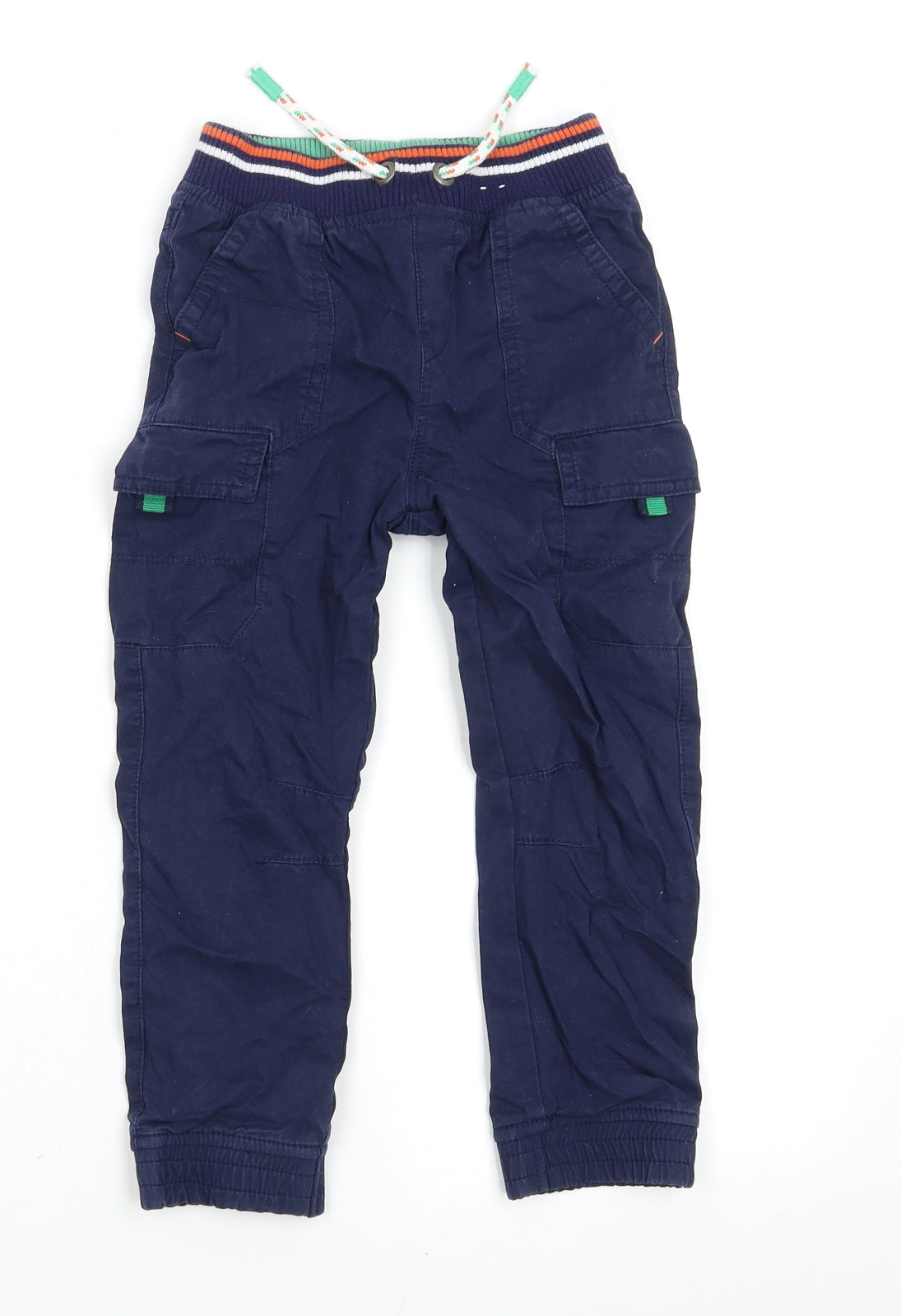 TU Boys Blue   Cargo Trousers Size 4-5 Years