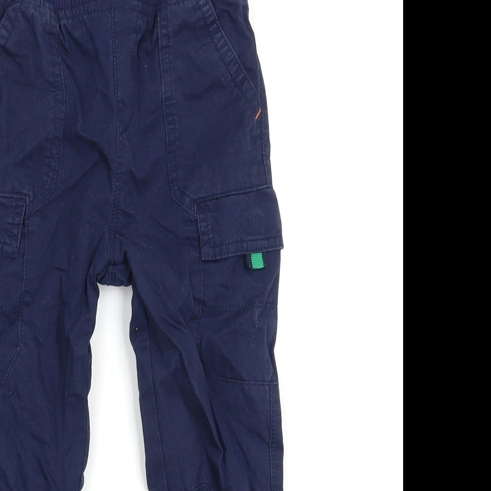 TU Boys Blue   Cargo Trousers Size 4-5 Years