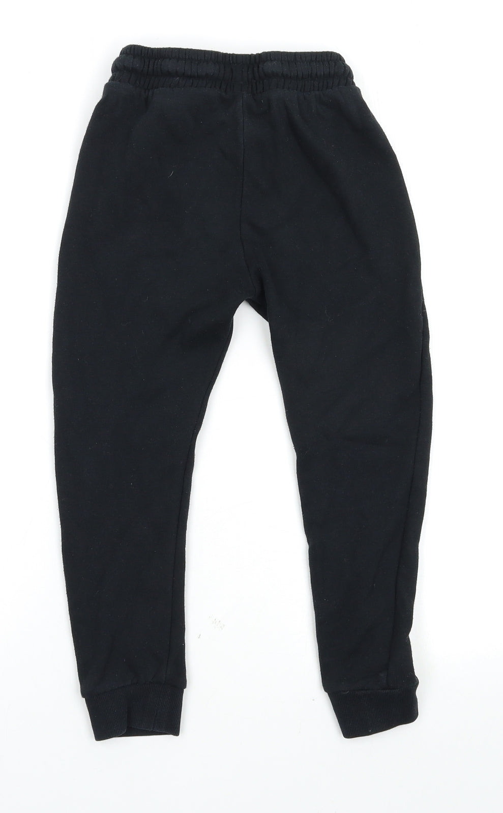 F&F Boys Black   Jogger Trousers Size 6-7 Years