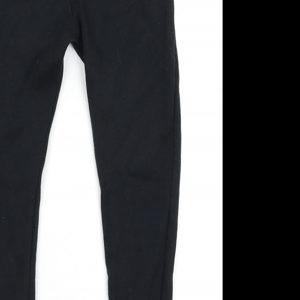 F&F Boys Black   Jogger Trousers Size 6-7 Years