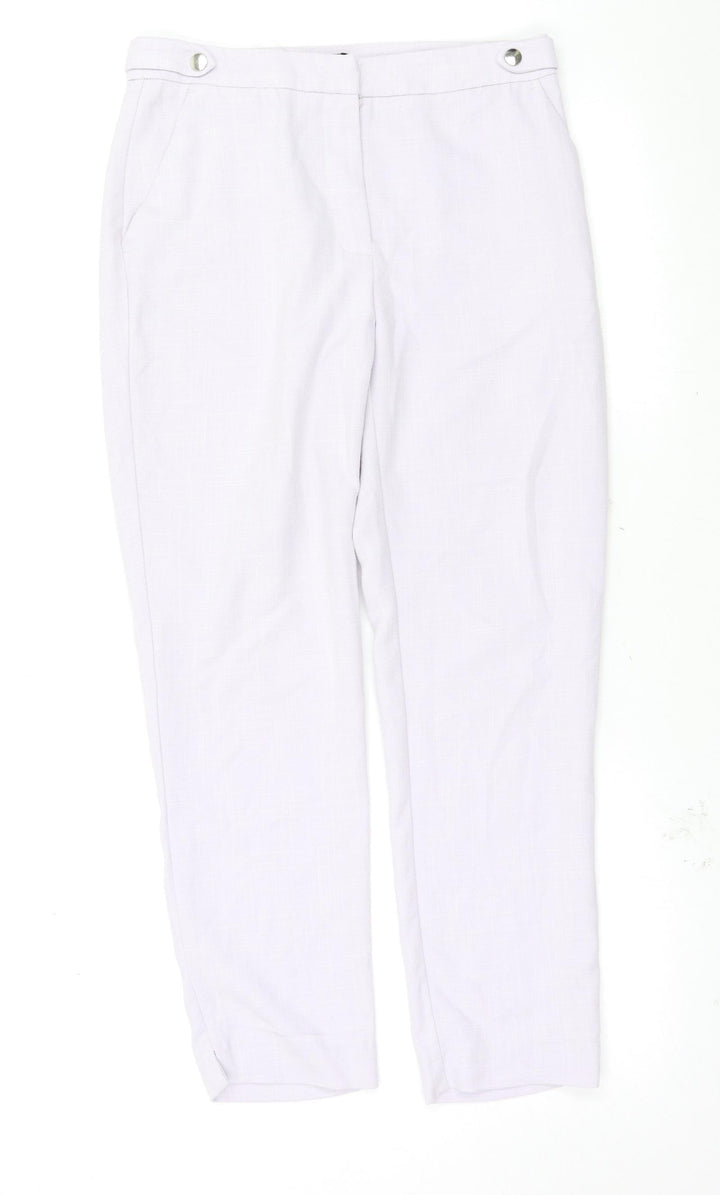 New Look Womens Purple   Trousers  Size 6 L26 in