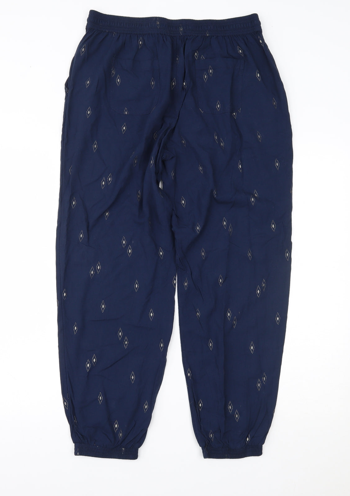 Fat Face Womens Blue   Harem Trousers Size 12 L25 in