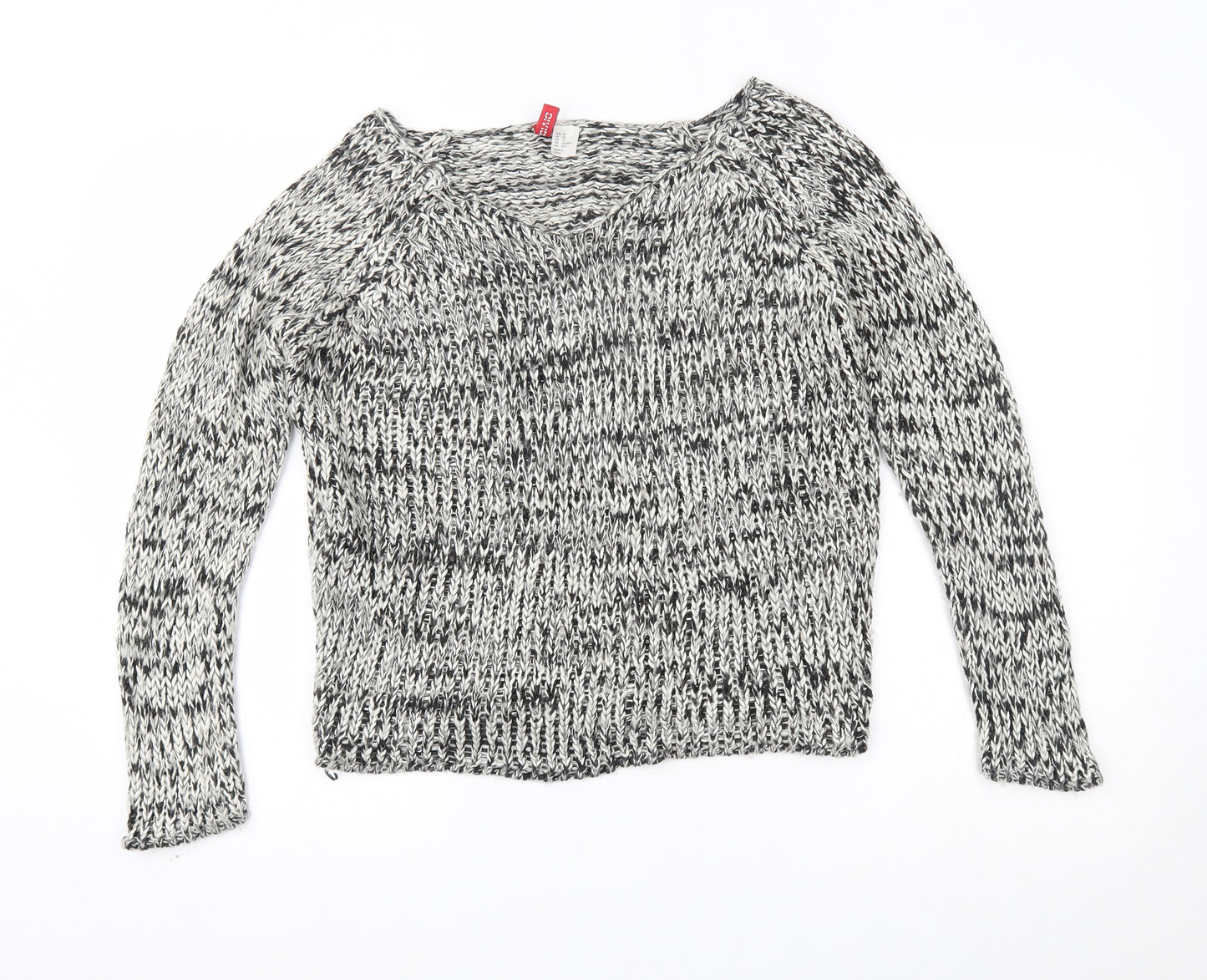 H&M Womens Grey   Pullover Jumper Size XS