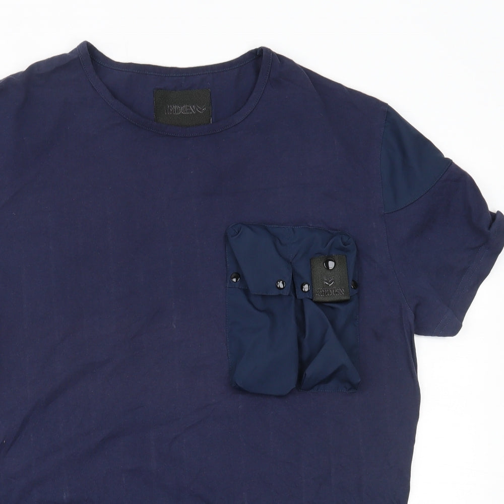 budgen Mens Blue    T-Shirt Size M