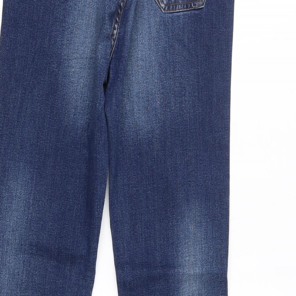 Peacocks Womens Blue  Denim Bootcut Jeans Size 14 L28 in