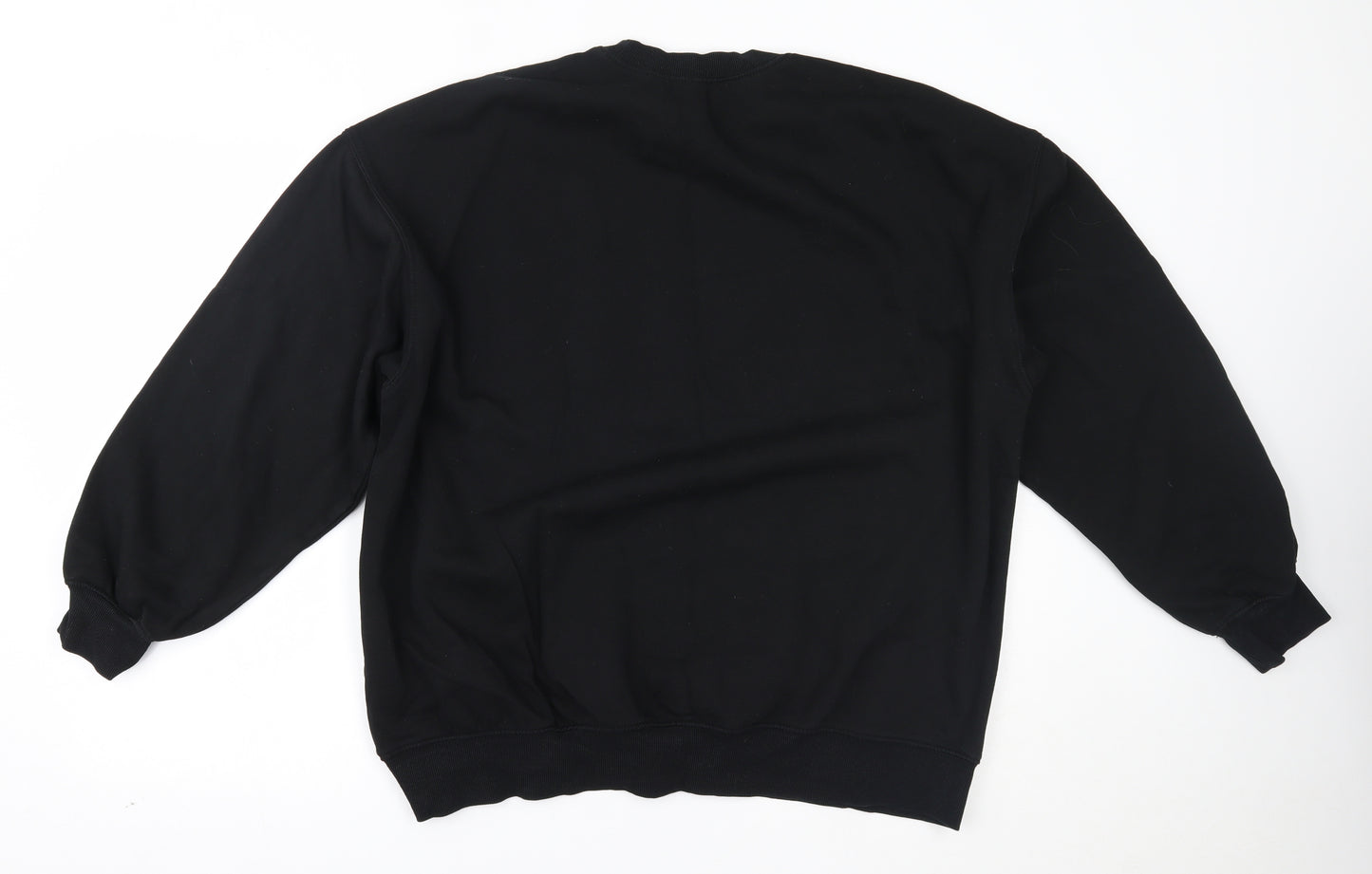 H&M Womens Black   Pullover Sweatshirt Size L