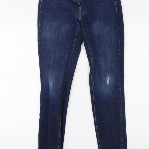 NEXT Womens Blue  Denim Skinny Jeans Size 10 L29 in