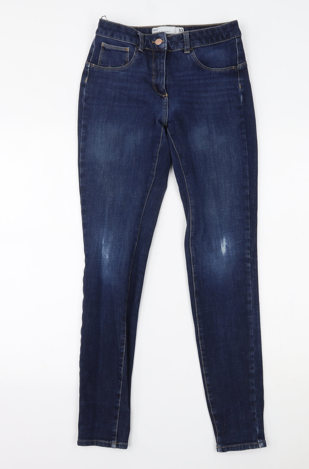 NEXT Womens Blue  Denim Skinny Jeans Size 10 L29 in