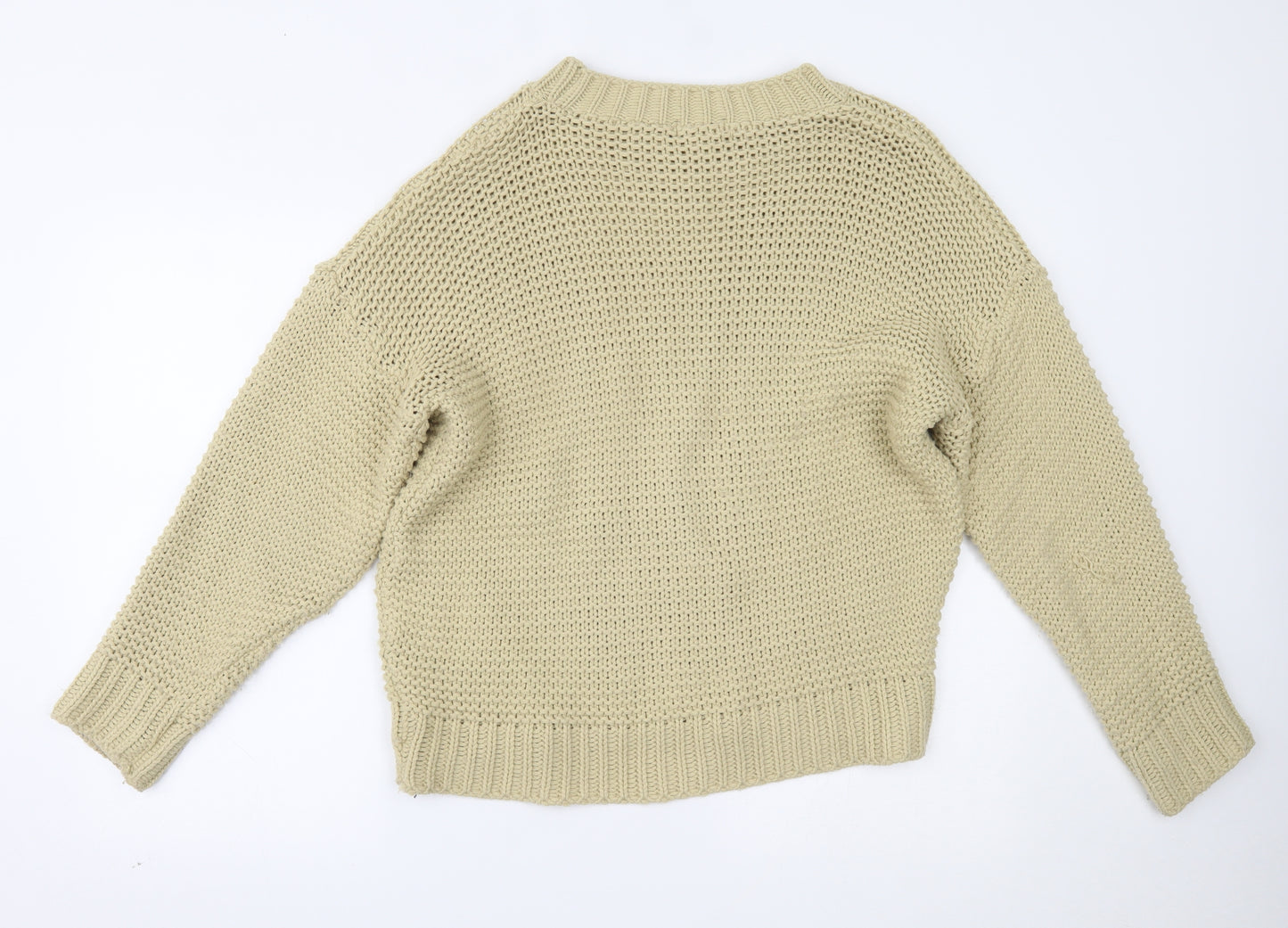 PRETTYLITTLETHING Womens Beige   Pullover Jumper Size M
