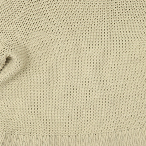 PRETTYLITTLETHING Womens Beige   Pullover Jumper Size M
