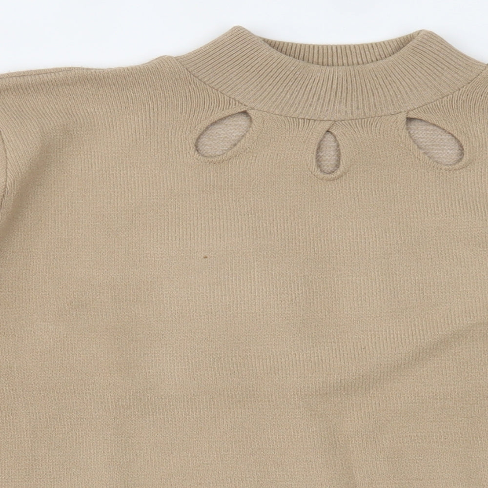 FUTURE LADY Womens Beige   Pullover Jumper Size M