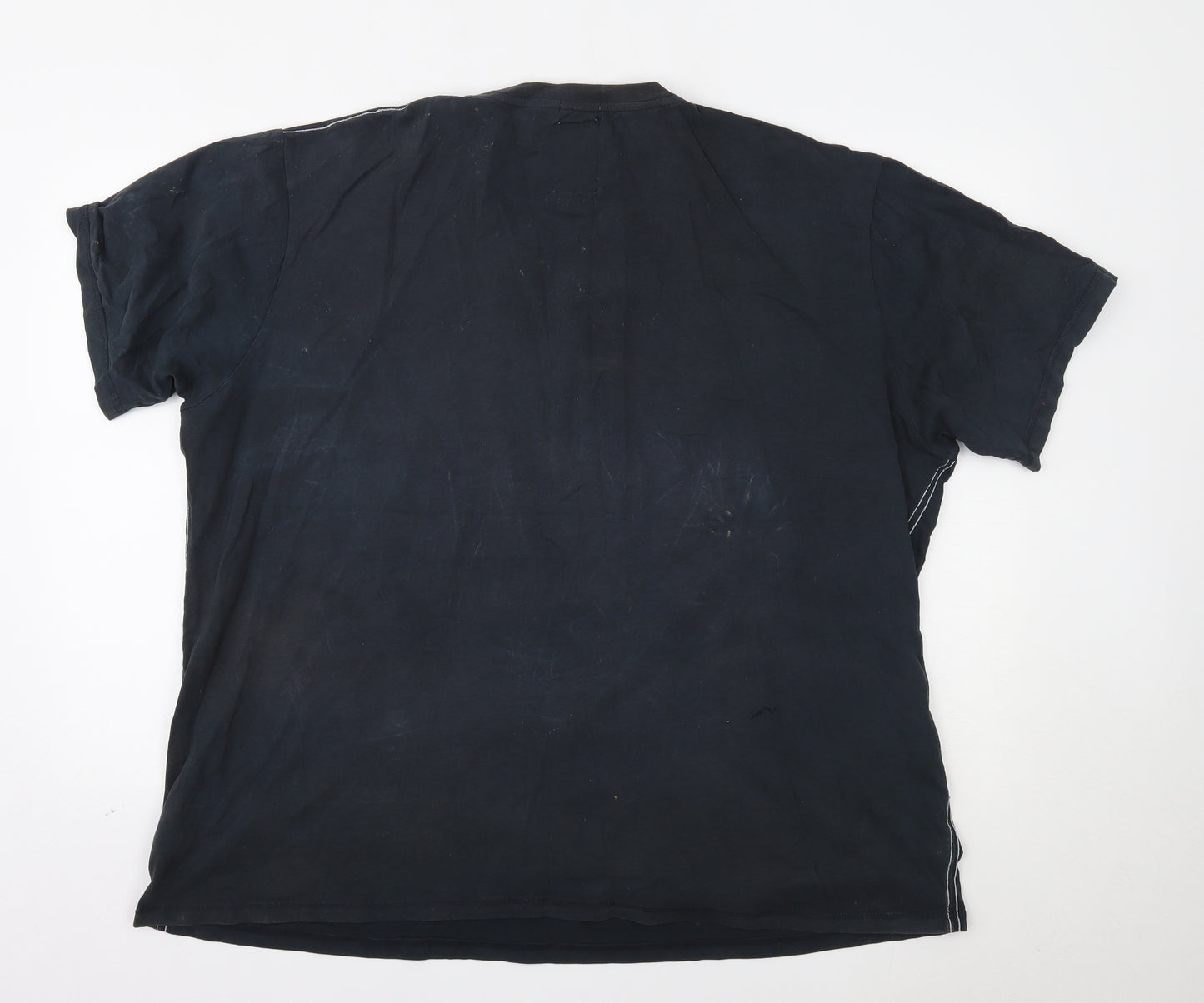F&F Mens Black    T-Shirt Size 3XL