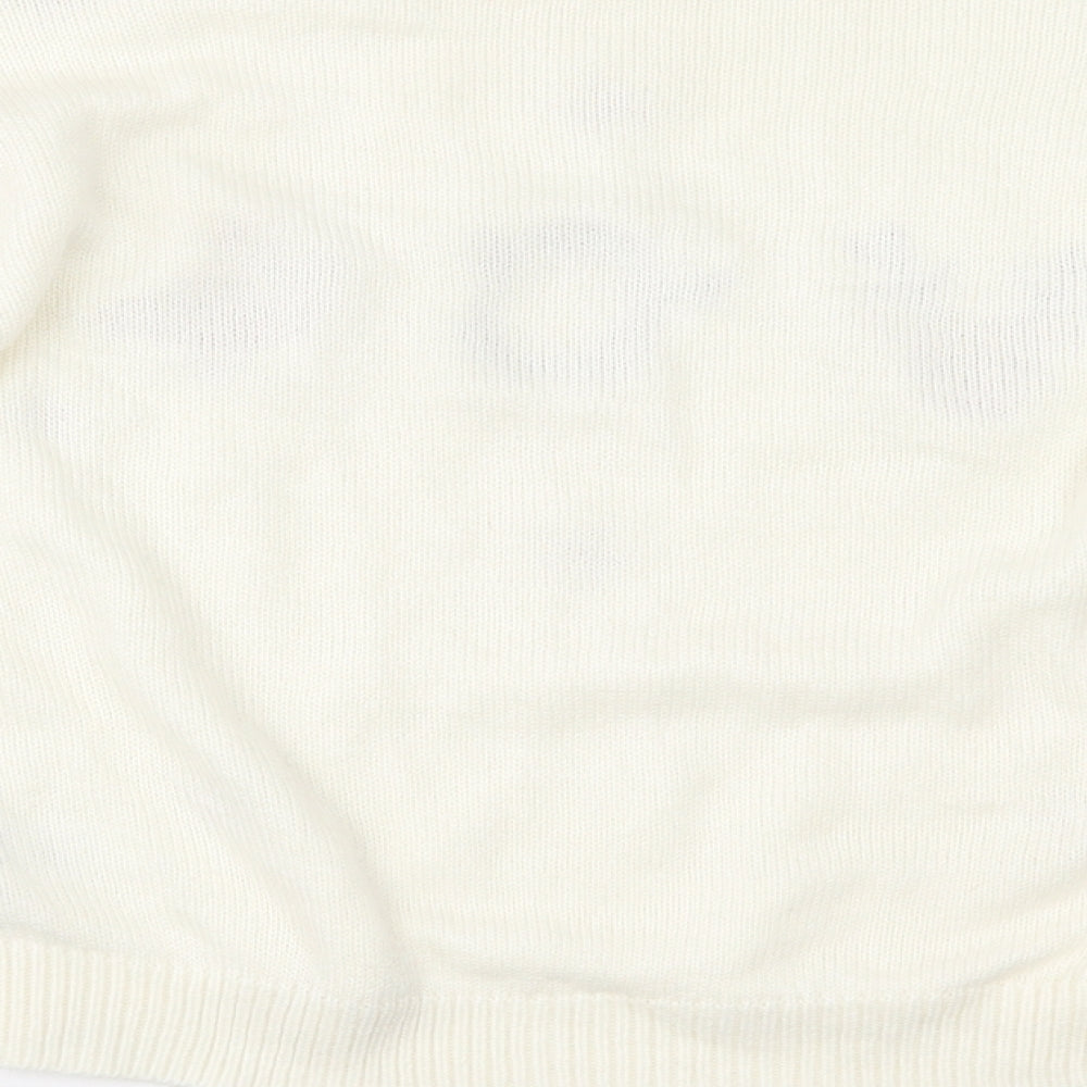 F&F Girls Ivory   Pullover Jumper Size 9-10 Years  - CHRISTMAS