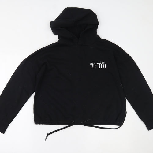 New Look Womens Black   Pullover Hoodie Size 12