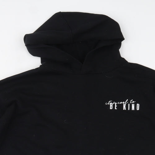 New Look Womens Black   Pullover Hoodie Size 12