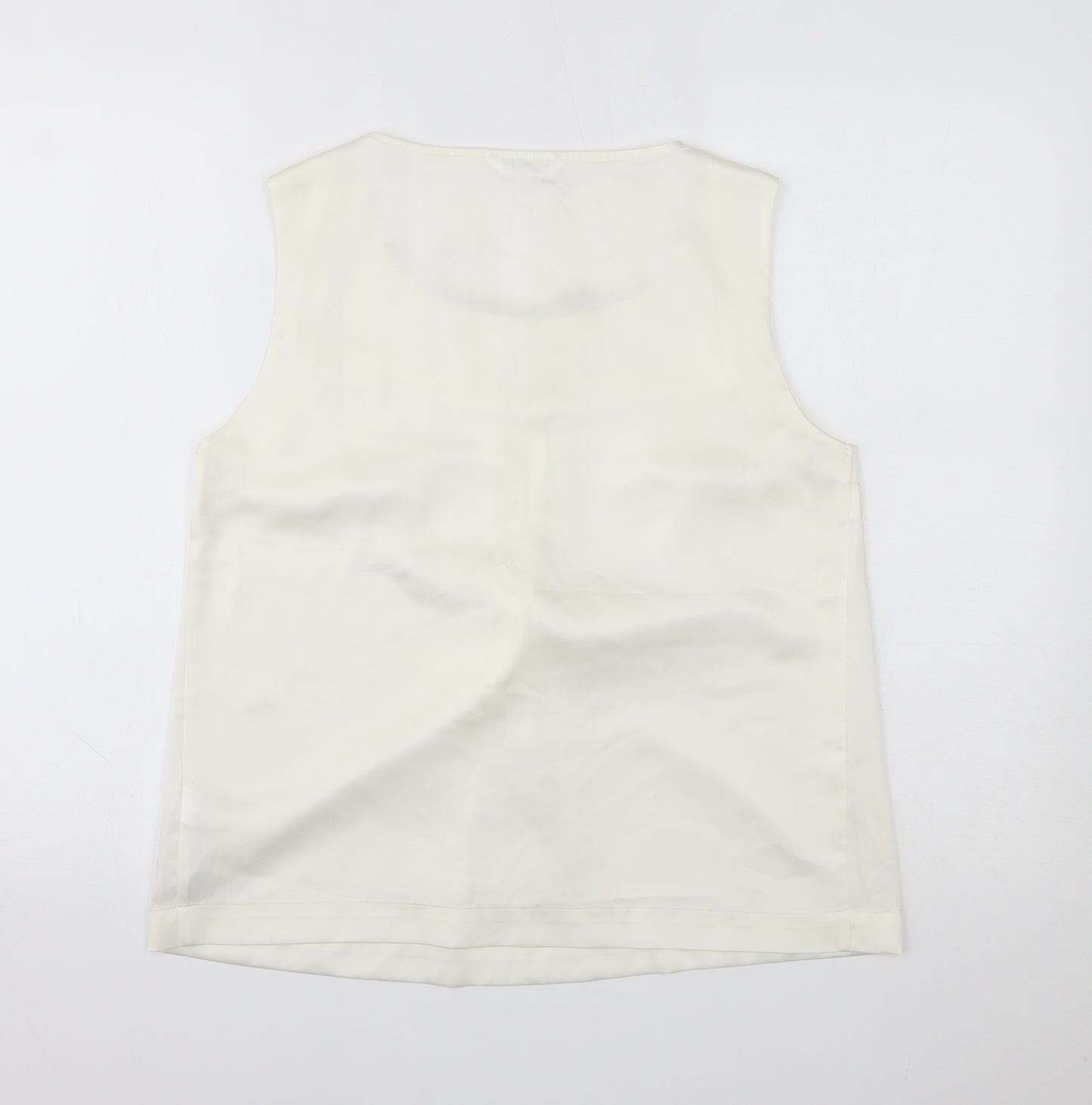 Marks and Spencer Womens White   Basic Tank Size 12