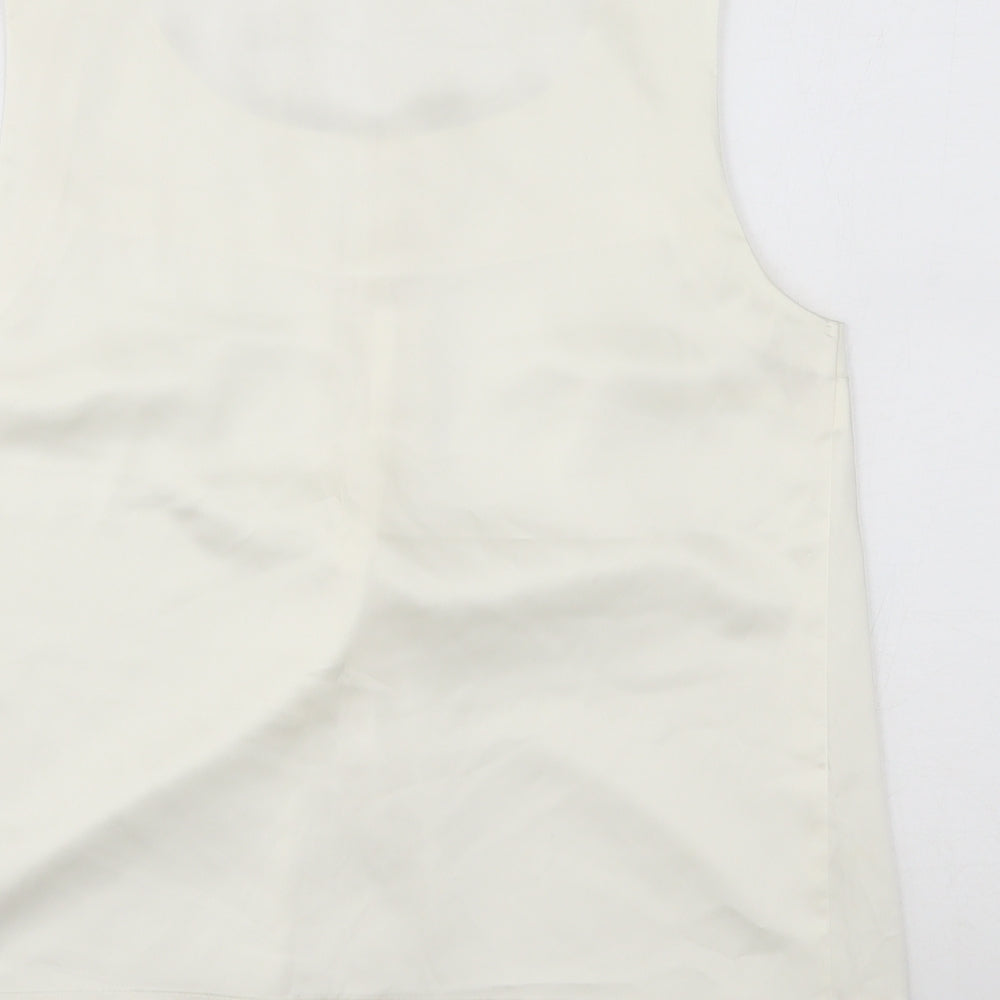 Marks and Spencer Womens White   Basic Tank Size 12