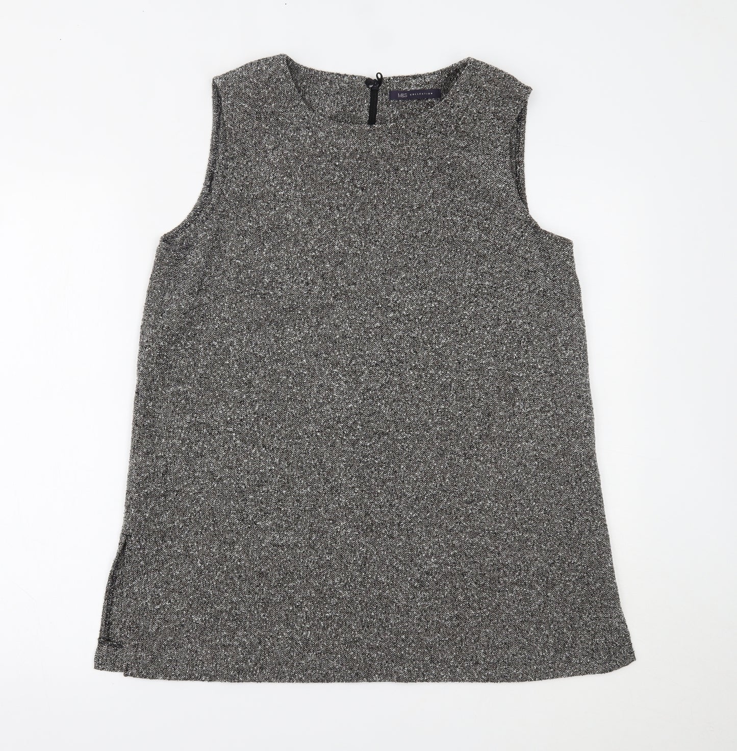 Marks and Spencer Womens Grey   Basic Tank Size 14