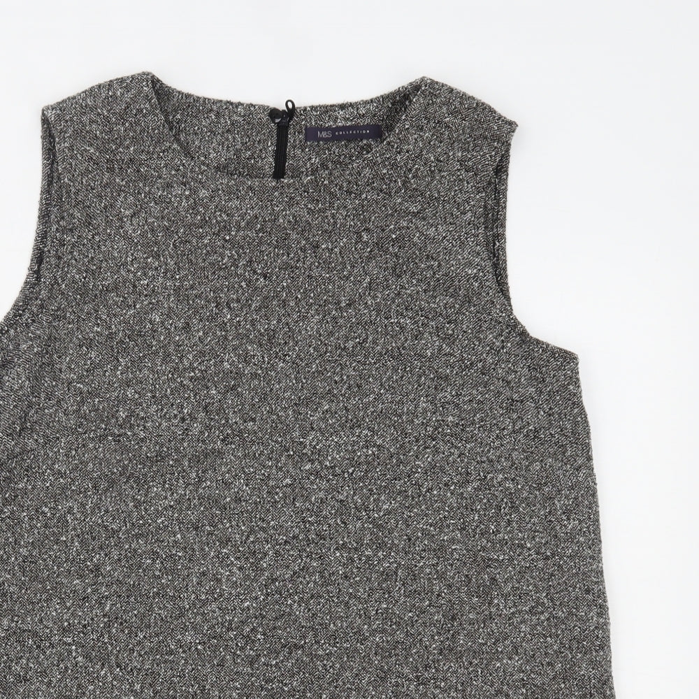 Marks and Spencer Womens Grey   Basic Tank Size 14