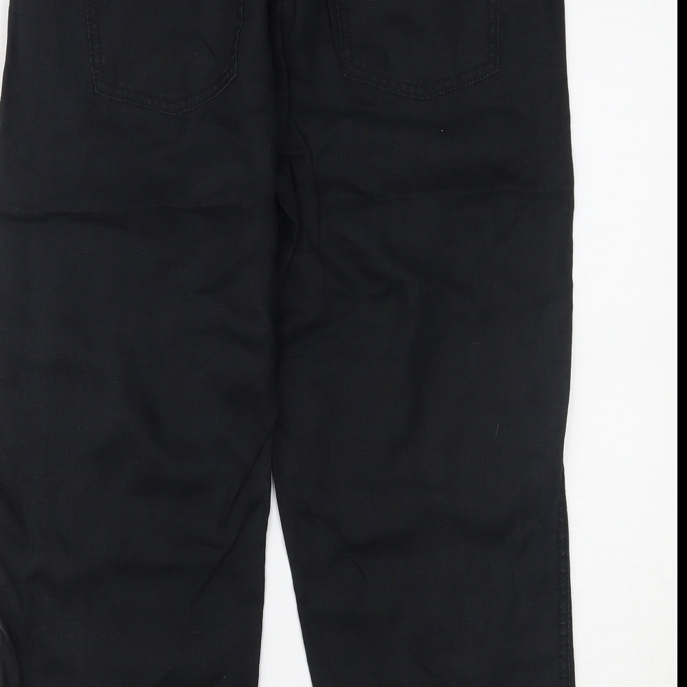 Marks and Spencer Womens Black   Trousers  Size 12 L20 in