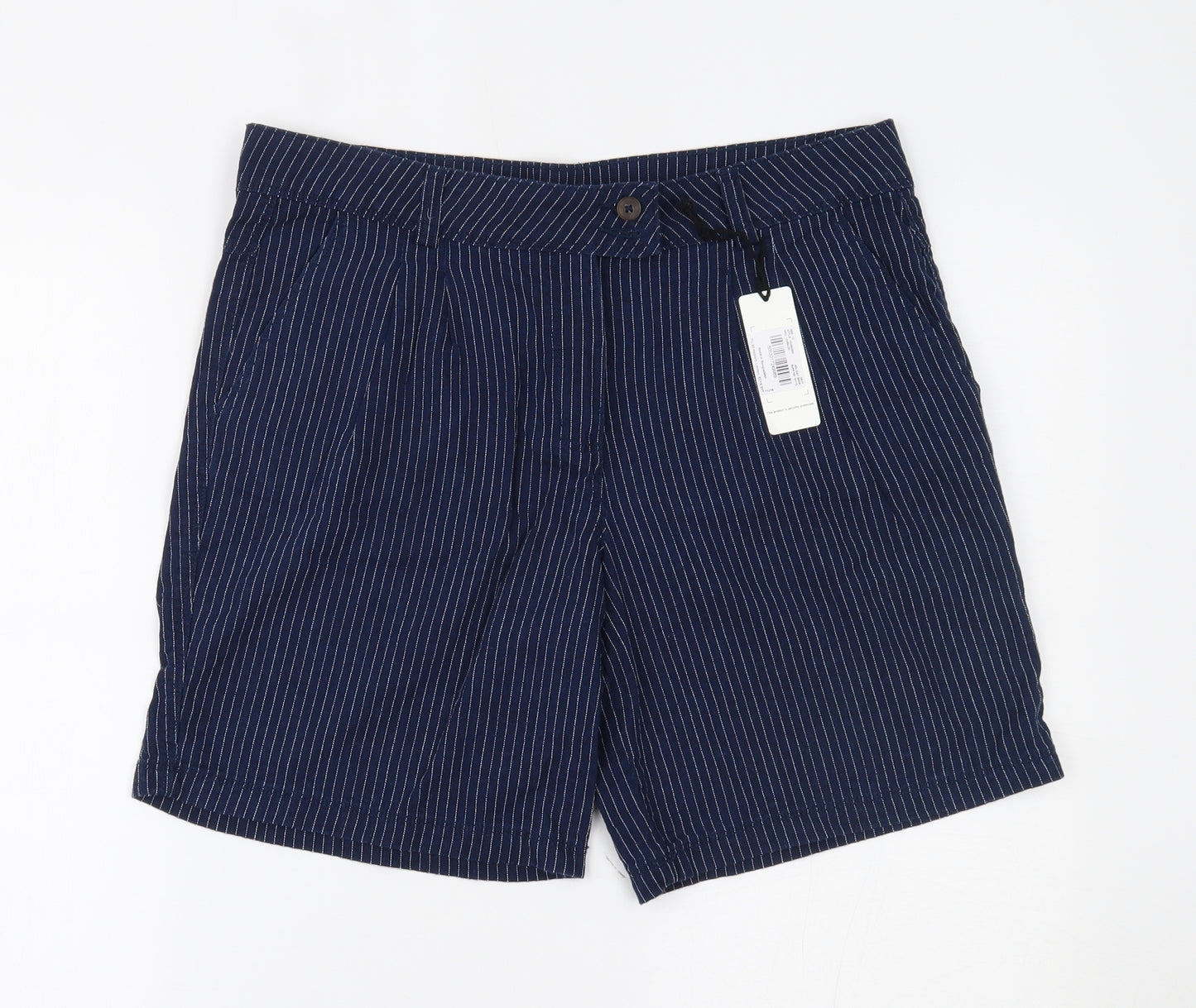 TU Womens Blue   Paperbag Shorts Size 12