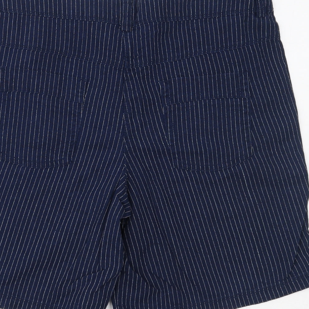 TU Womens Blue   Paperbag Shorts Size 12