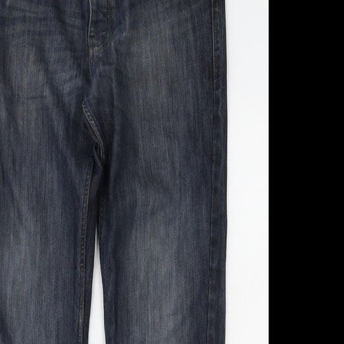 NEXT Mens Blue  Denim Straight Jeans Size 38 L30 in