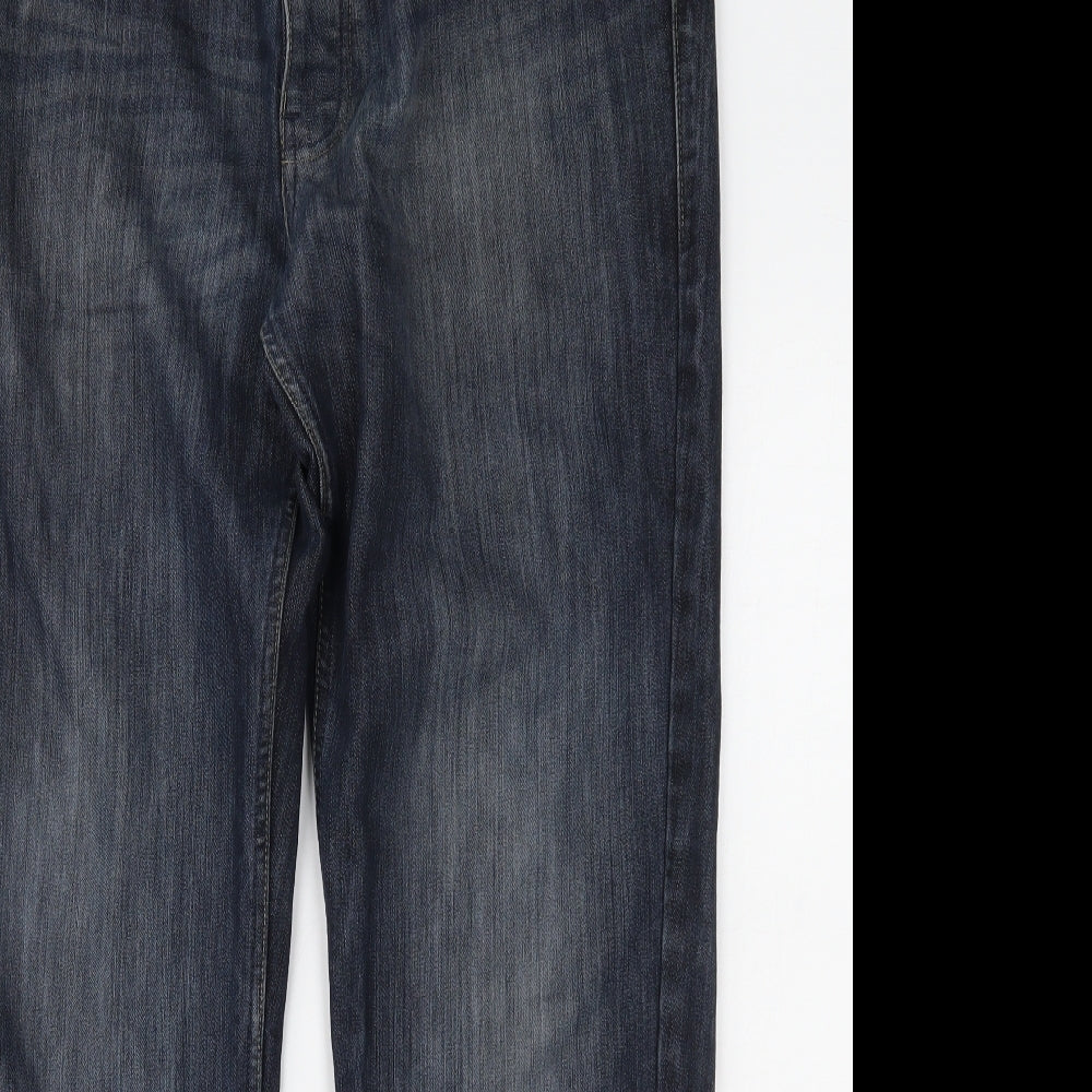 NEXT Mens Blue  Denim Straight Jeans Size 38 L30 in