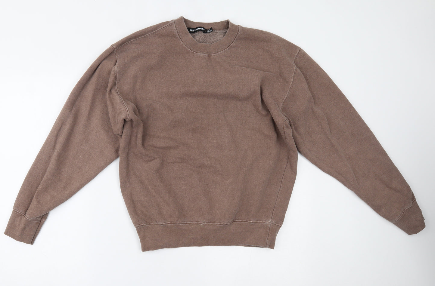 Missyempire Womens Brown   Pullover Sweatshirt Size 10