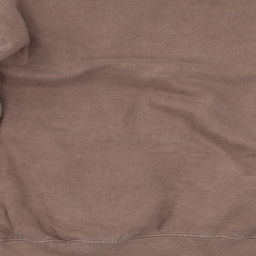 Missyempire Womens Brown   Pullover Sweatshirt Size 10