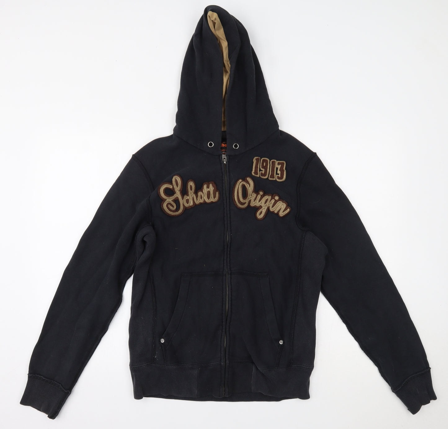 SCHOTT Mens Blue   Jacket  Size M