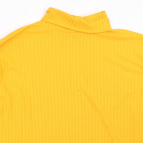 H&M Womens Yellow   Pullover Jumper Size M