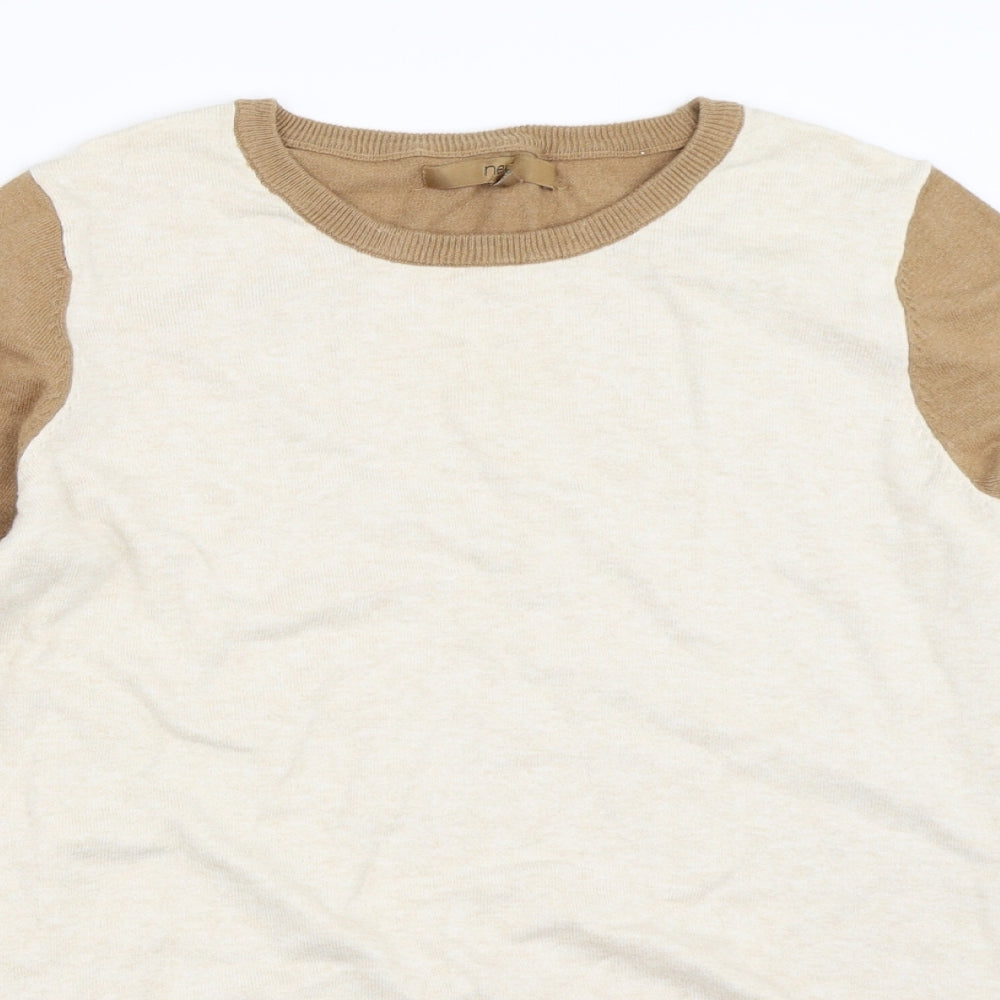 NEXT Womens Beige   Pullover Jumper Size 10