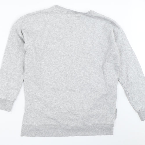 Papaya Womens Grey   Pullover Sweatshirt Size M