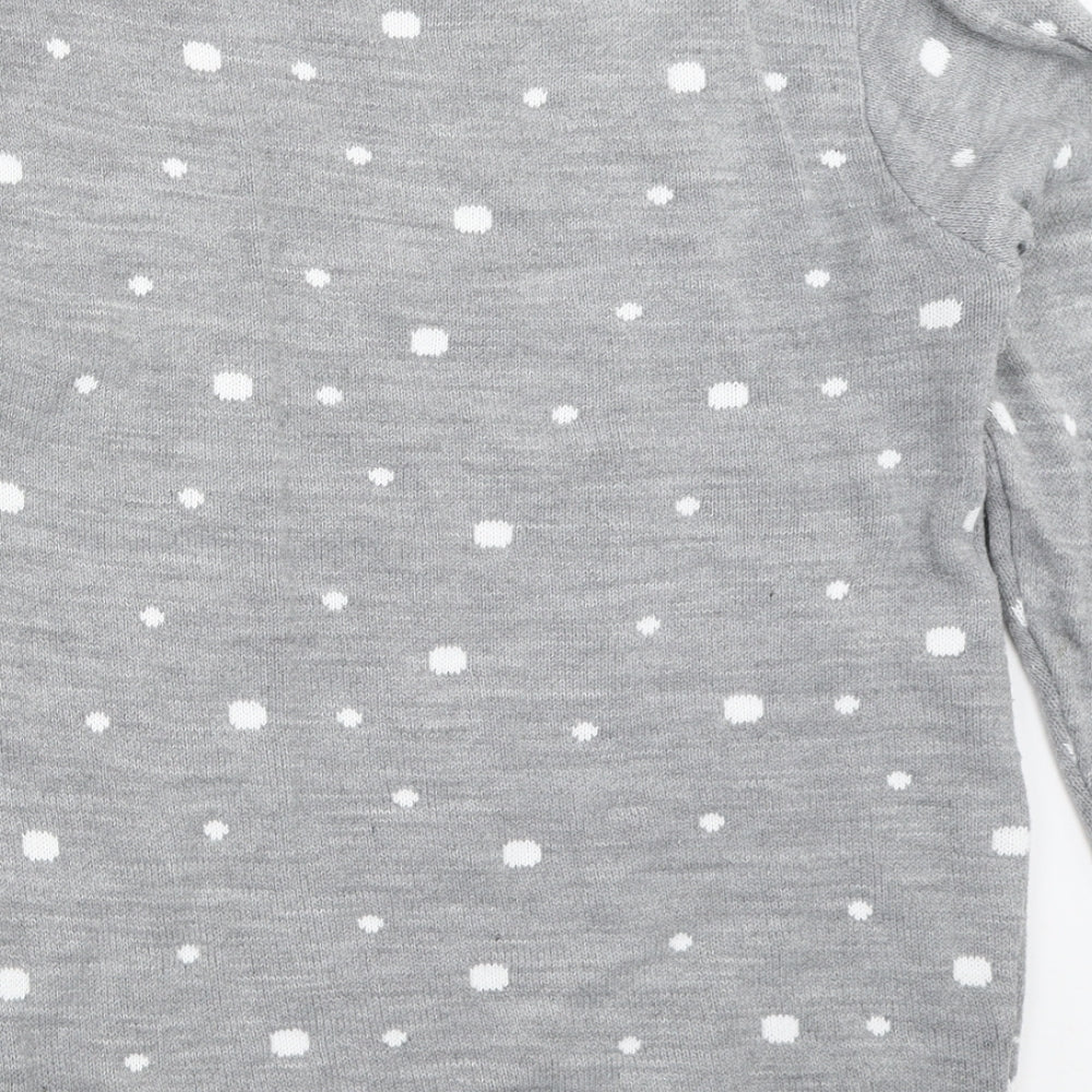 Boohoo Mens Grey   Pullover Jumper Size M  - christmas