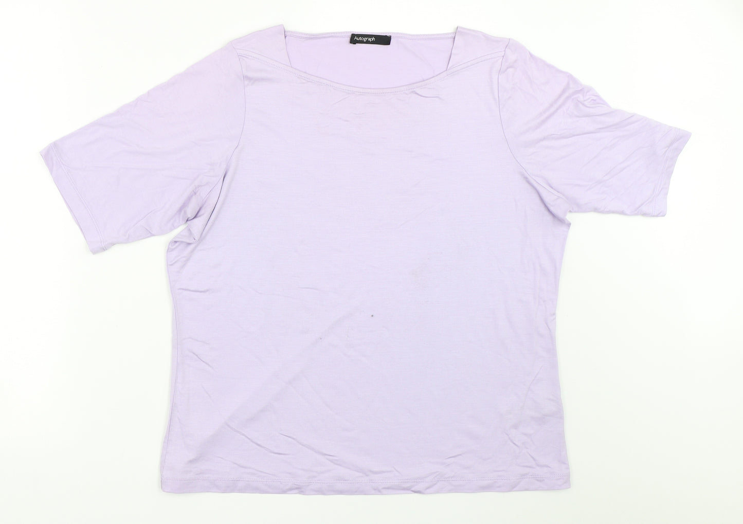 Autograph Womens Purple   Basic T-Shirt Size 18