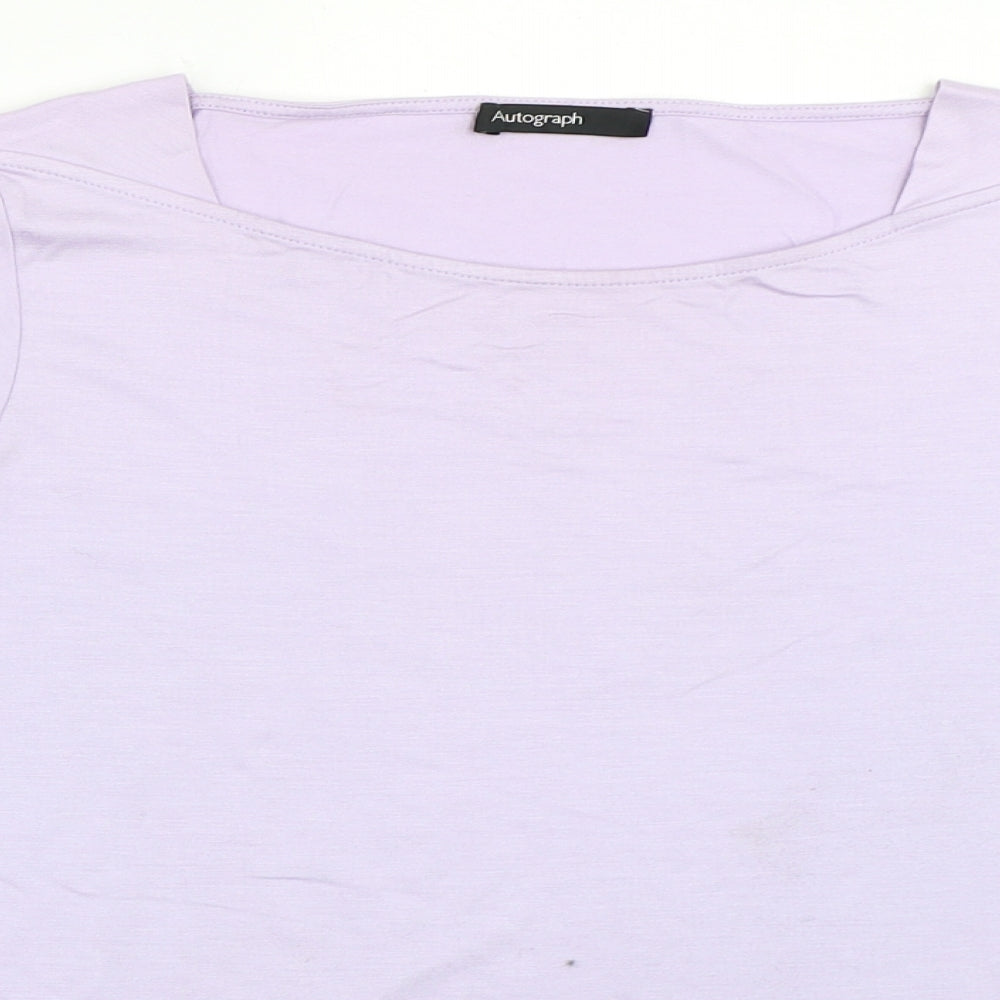Autograph Womens Purple   Basic T-Shirt Size 18