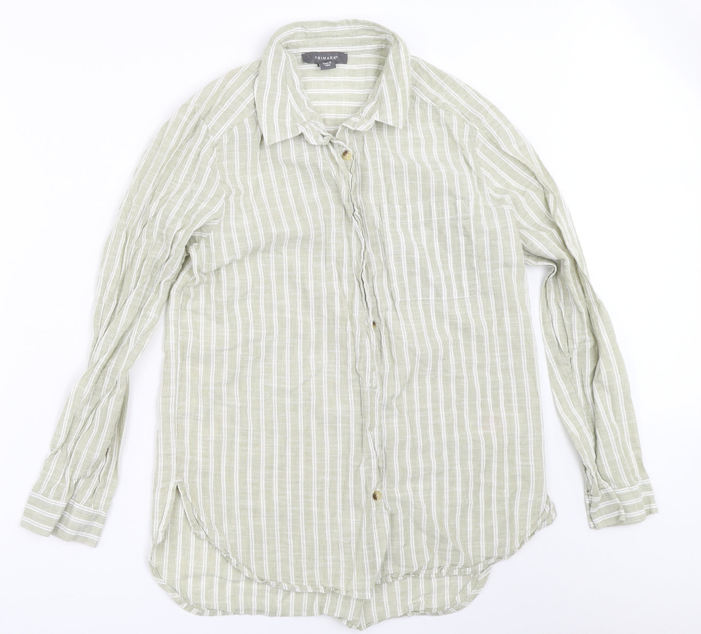Primark Womens Green   Basic Button-Up Size 12